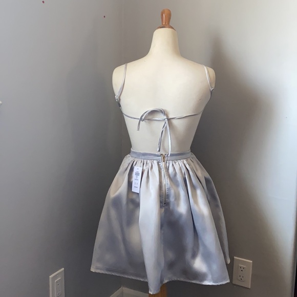 🏷️ SALE 🏷️ Silver Party Dress w/ Sequins - Picture 3 of 7